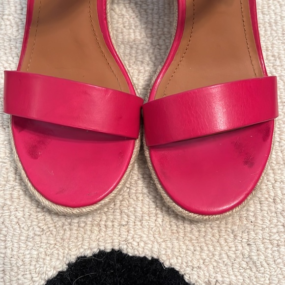 & Other Stories Pink Braided Jute Block Heel Sandals w/Box - Picture 2 of 5